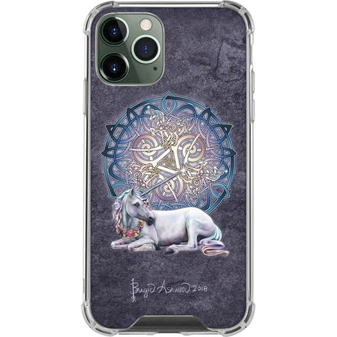 Celtic Unicorn by Brigid Ashwood iPhone 11 Pro Max Clear Case