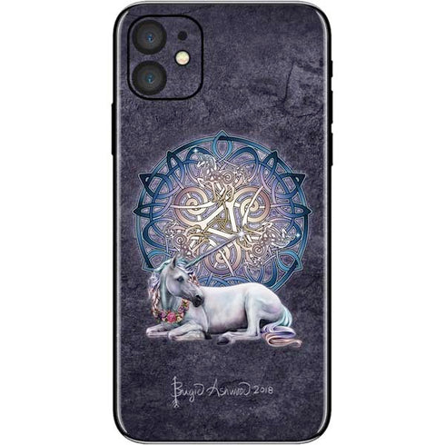 Brigid Ashwood Celtic Unicorn iPhone 11 Skin