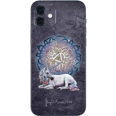 Brigid Ashwood Celtic Unicorn iPhone 12 Mini Skin