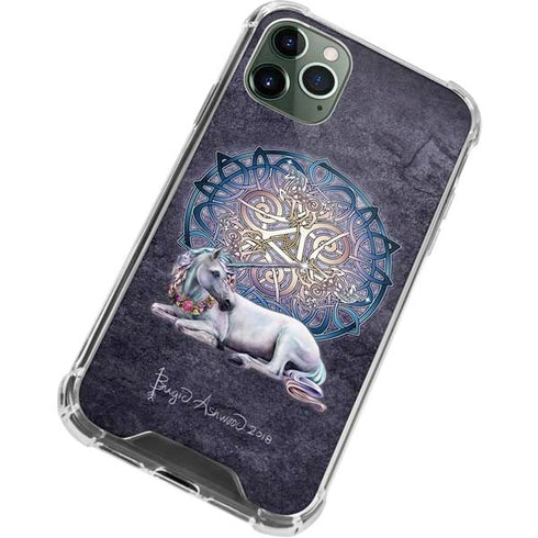 Brigid Ashwood Celtic Unicorn iPhone 12 Pro Max Clear Case