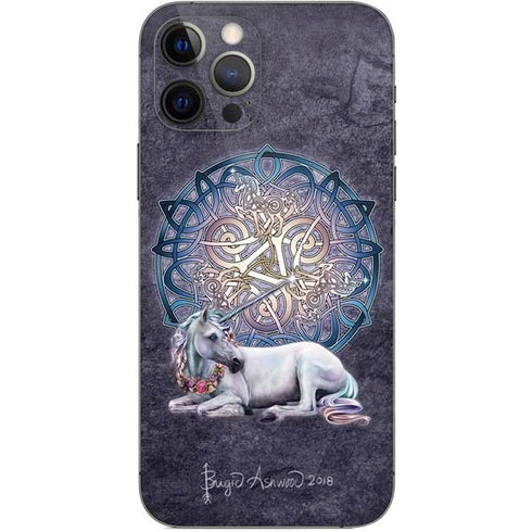 Brigid Ashwood Celtic Unicorn iPhone 12 Pro Skin