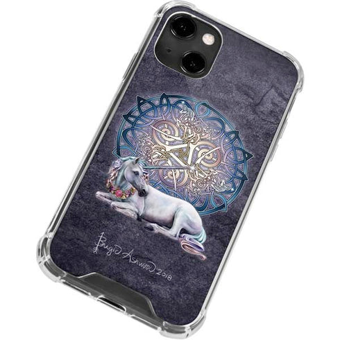 Brigid Ashwood Celtic Unicorn iPhone 13 Clear Case
