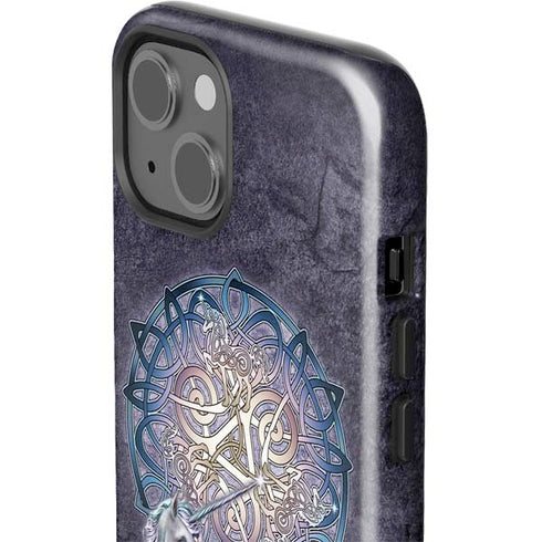 Celtic Unicorn by Brigid Ashwood iPhone 15 Plus Impact Case