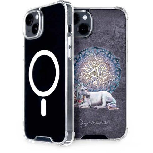 Celtic Unicorn by Brigid Ashwood iPhone 15 Plus MagSafe Case