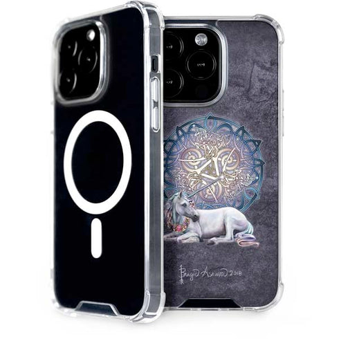 Celtic Unicorn by Brigid Ashwood iPhone 15 Pro MagSafe Case