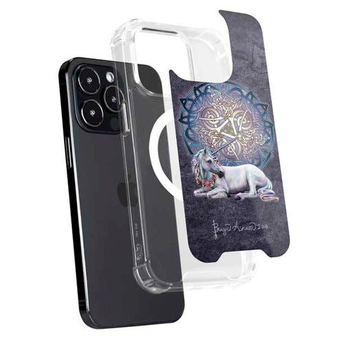 Celtic Unicorn by Brigid Ashwood iPhone 15 Pro MagSafe Case
