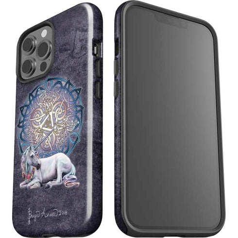 Brigid Ashwood Celtic Unicorn iPhone 14 Pro Max Impact Case