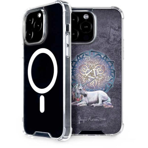 Brigid Ashwood Celtic Unicorn iPhone 14 Pro Max MagSafe Case
