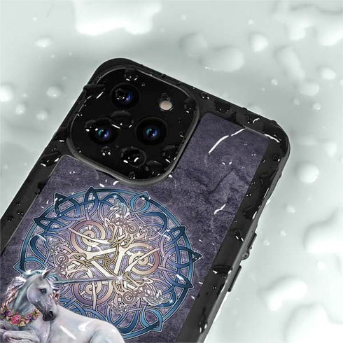 Celtic Unicorn by Brigid Ashwood iPhone 15 Pro Waterproof Case