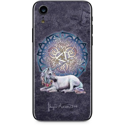 Brigid Ashwood Celtic Unicorn iPhone XR Skin