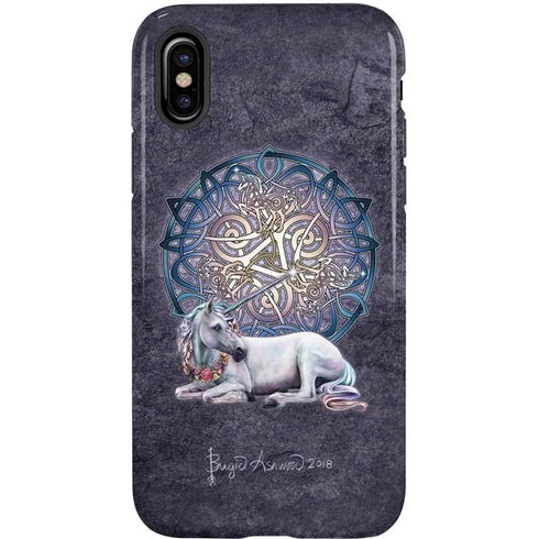 Brigid Ashwood Celtic Unicorn iPhone XS Pro Case