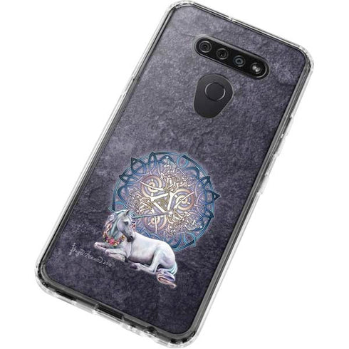 Celtic Unicorn by Brigid Ashwood LG K51/Q51 Clear Case