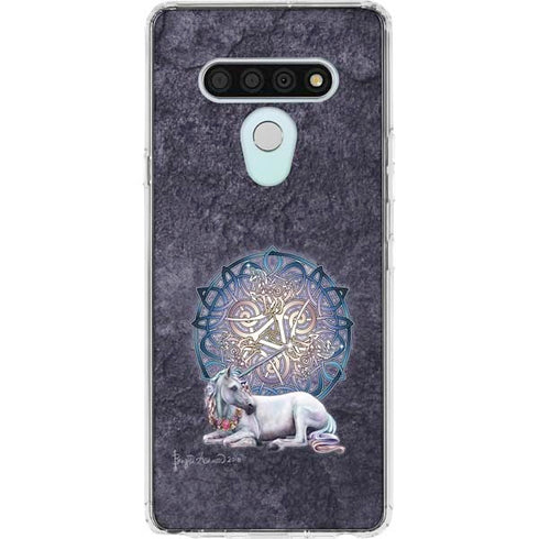 Celtic Unicorn by Brigid Ashwood LG Stylo 6 Clear Case