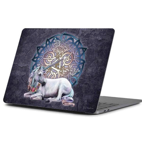 Brigid Ashwood Celtic Unicorn Apple MacBook Pro 13-inch Skin