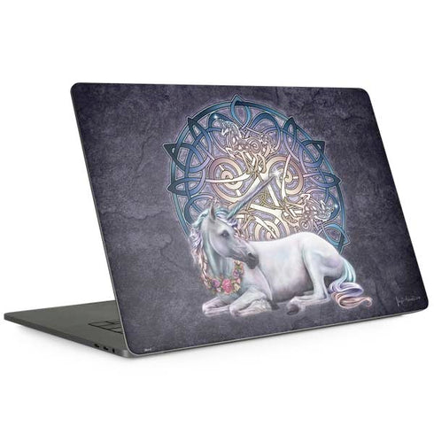 Brigid Ashwood Celtic Unicorn Apple MacBook Pro 15-inch Skin