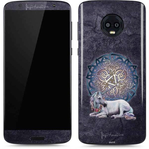 Brigid Ashwood Celtic Unicorn Moto G6 Skin