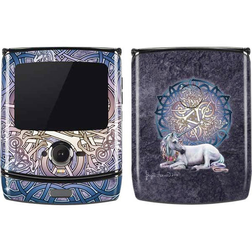 Brigid Ashwood Celtic Unicorn Motorola RAZR Skin