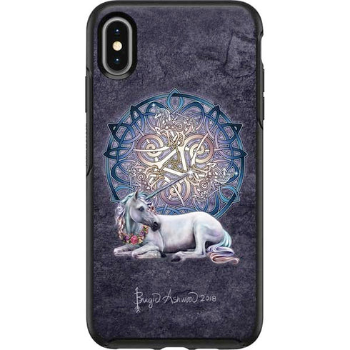 Brigid Ashwood Celtic Unicorn Otterbox Symmetry iPhone Skin