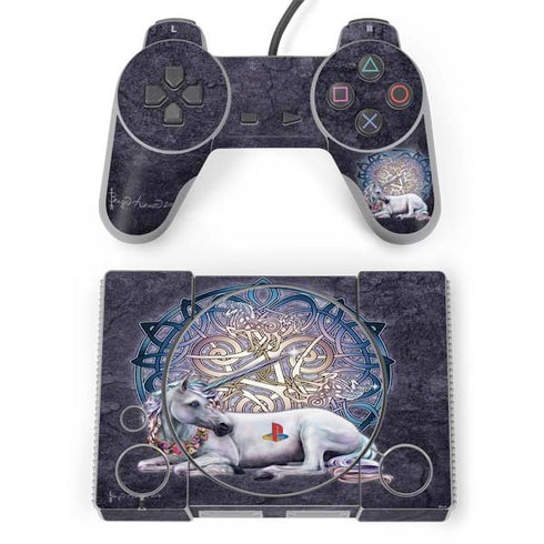 Brigid Ashwood Celtic Unicorn PlayStation Classic Bundle Skin