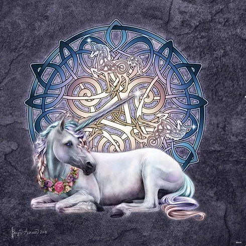 Brigid Ashwood Celtic Unicorn PS4 Console and Controller Bundle Skin