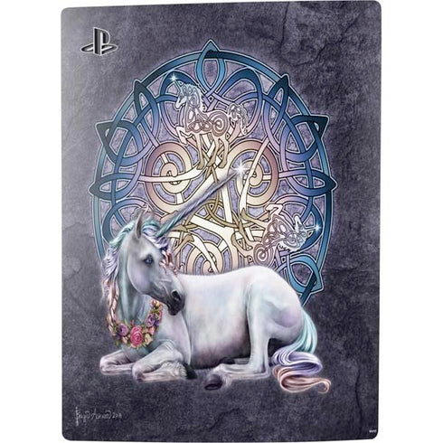 Brigid Ashwood Celtic Unicorn PS5 Digital Edition Console Skin