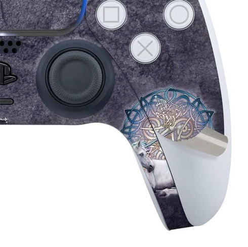 Brigid Ashwood Celtic Unicorn PS5 Controller Skin