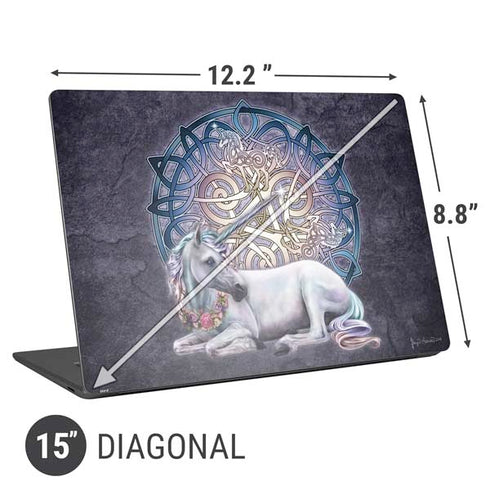 Brigid Ashwood Celtic Unicorn Universal Laptop 15in (12.2 x 8.8in) Skin