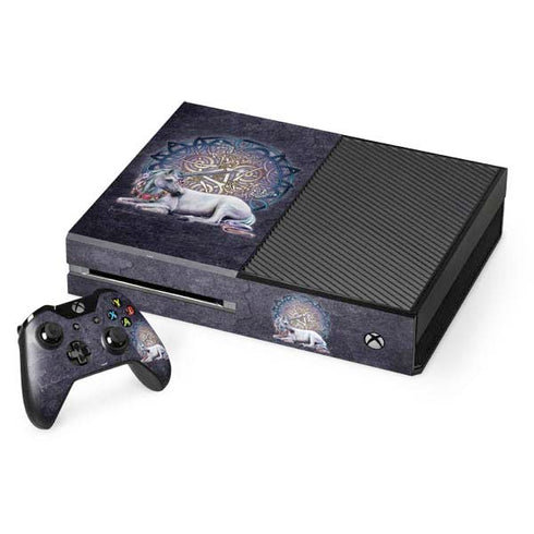 Brigid Ashwood Celtic Unicorn Xbox One Console and Controller Bundle Skin