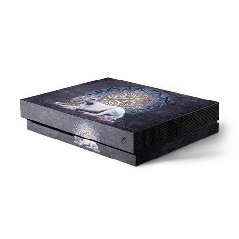 Brigid Ashwood Celtic Unicorn Xbox One X Console Skin