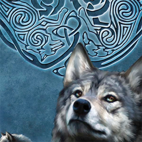Brigid Ashwood Celtic Wolf Nintendo 2DS XL (2017) Skin
