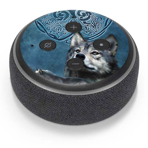 Brigid Ashwood Celtic Wolf Amazon Echo Dot Skin