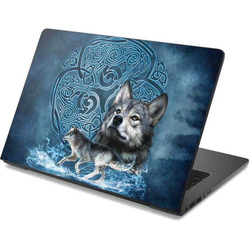 Brigid Ashwood Celtic Wolf Dell Chromebook Skin