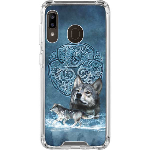 Brigid Ashwood Celtic Wolf Galaxy A30 Clear Case