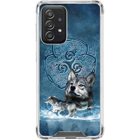 Brigid Ashwood Celtic Wolf Galaxy A52 5G Clear Case