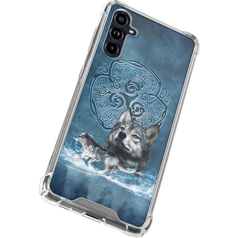 Celtic Wolf by Brigid Ashwood Galaxy A54 5G Clear Case