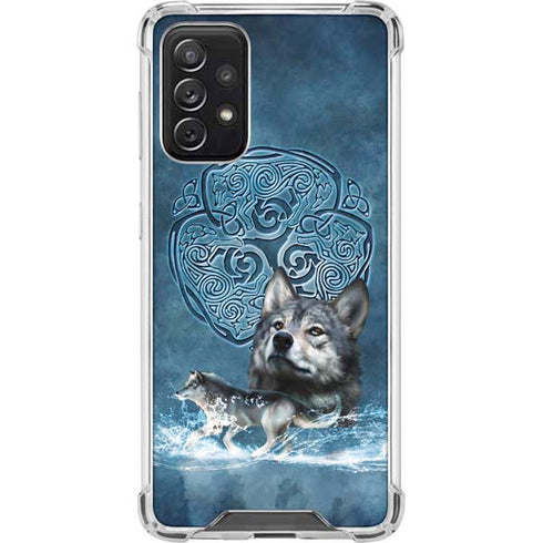 Brigid Ashwood Celtic Wolf Galaxy A72 5G Clear Case