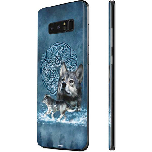 Brigid Ashwood Celtic Wolf Galaxy Note 8 Skin