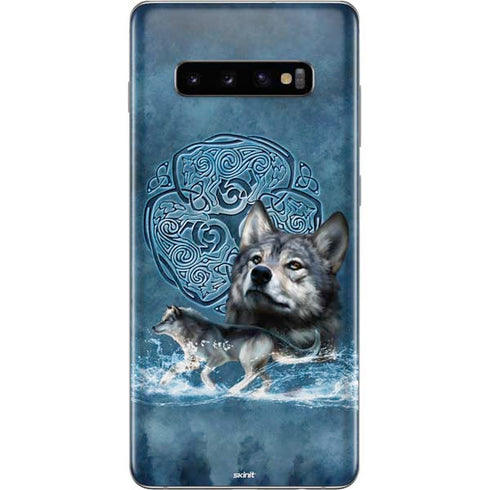 Brigid Ashwood Celtic Wolf Galaxy S10 Plus Skin