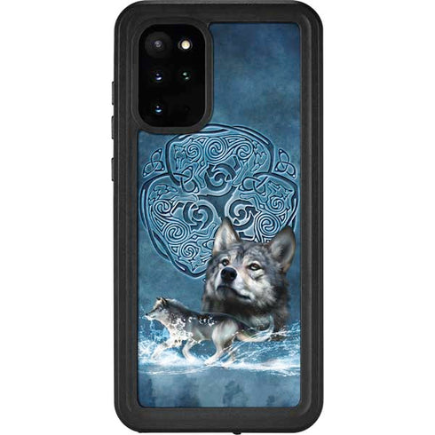 Brigid Ashwood Celtic Wolf Galaxy S20 Plus Waterproof Case