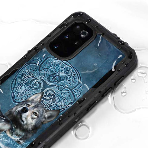 Brigid Ashwood Celtic Wolf Galaxy S20 Plus Waterproof Case