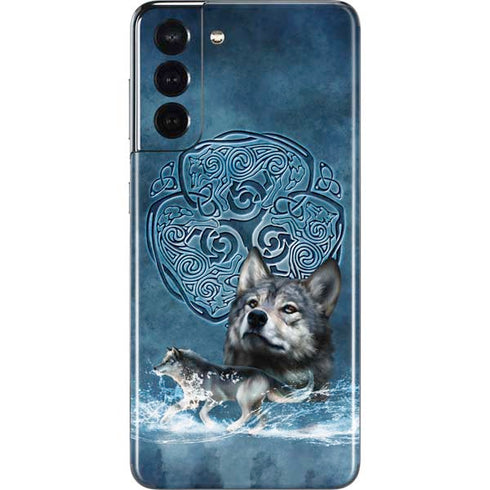 Brigid Ashwood Celtic Wolf Galaxy S21 5G Skin