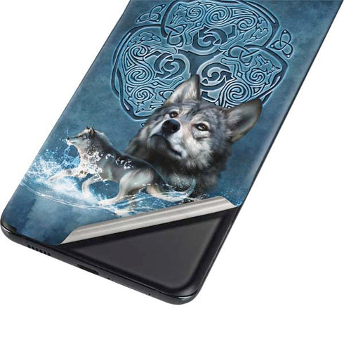 Brigid Ashwood Celtic Wolf Galaxy S21 5G Skin