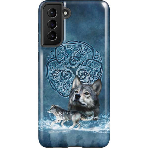 Brigid Ashwood Celtic Wolf Galaxy S21 Plus 5G Pro Case