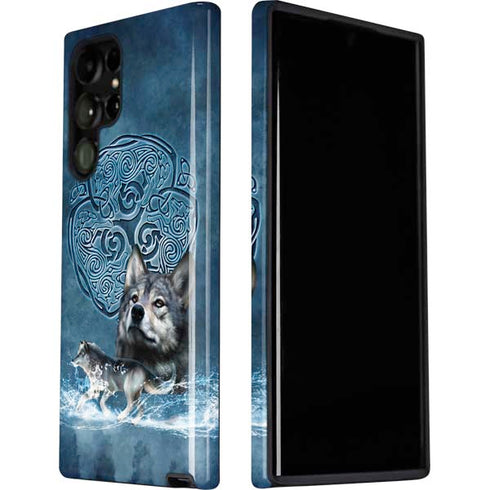 Brigid Ashwood Celtic Wolf Galaxy S22 Ultra Pro Case