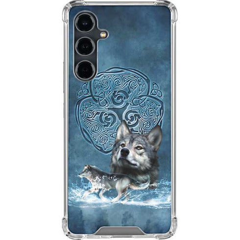 Celtic Wolf by Brigid Ashwood Galaxy S23 FE Clear Case