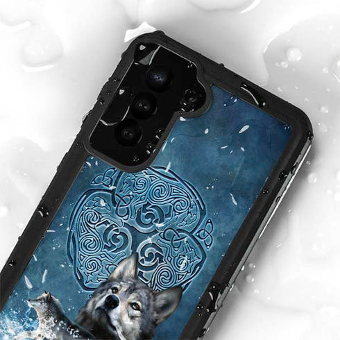 Brigid Ashwood Celtic Wolf Galaxy S23 Waterproof Case
