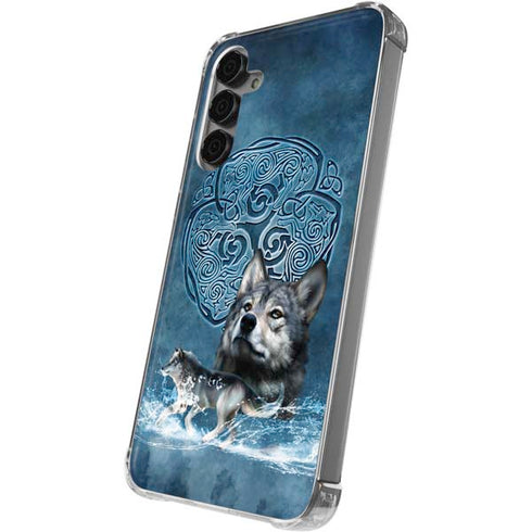 Celtic Wolf by Brigid Ashwood Galaxy S24 Plus Clear Case