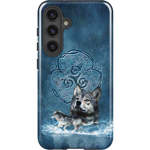 Celtic Wolf by Brigid Ashwood Galaxy S24 Plus Impact Case