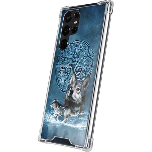 Celtic Wolf by Brigid Ashwood Galaxy S24 Ultra Clear Case