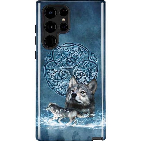 Celtic Wolf by Brigid Ashwood Galaxy S24 Ultra Impact Case